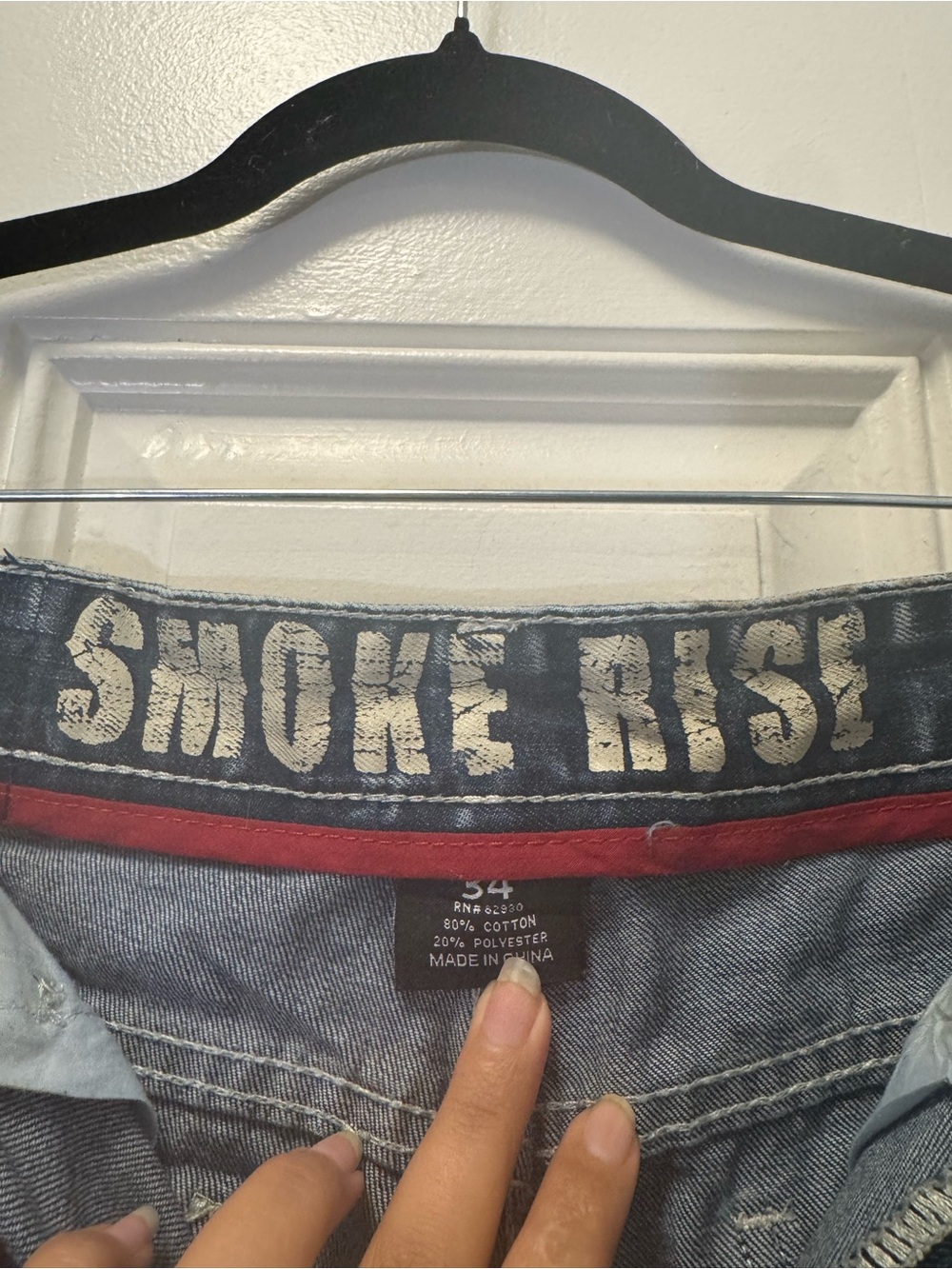 Men's Distressed Denim Jean Shorts – Washed Blue 0328 - Picture 3 of 5